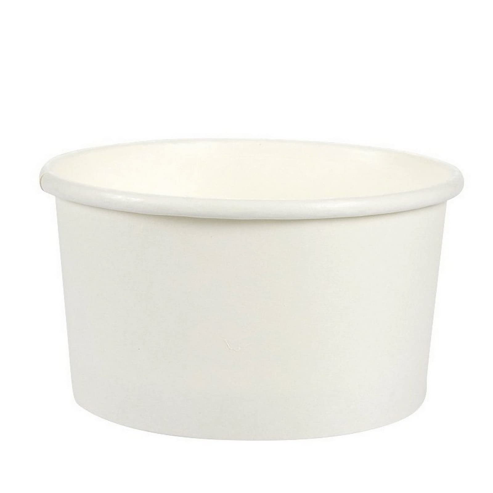 Juvale 100er-Pack Einweg-Papier-Eisbecher, 5oz Dessertschalen für Sundae-Bar, gefrorener Joghurt (Weiß)