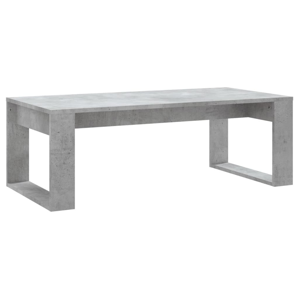 vidaXL Smoked Oak Coffee Table - Modern Style Engineered Wood 40.2"x19.7"x13.8" - Perfect for Living Room, Office, Lounge Spaces