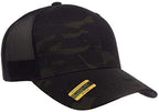Casquette Trucker Rétro Yupoong YP Classics, Multicam Noir, Taille Unique