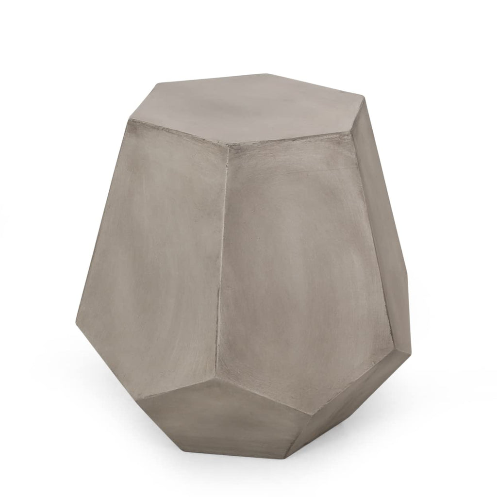 Christopher Knight Home 313408 Side Table, Light Gray