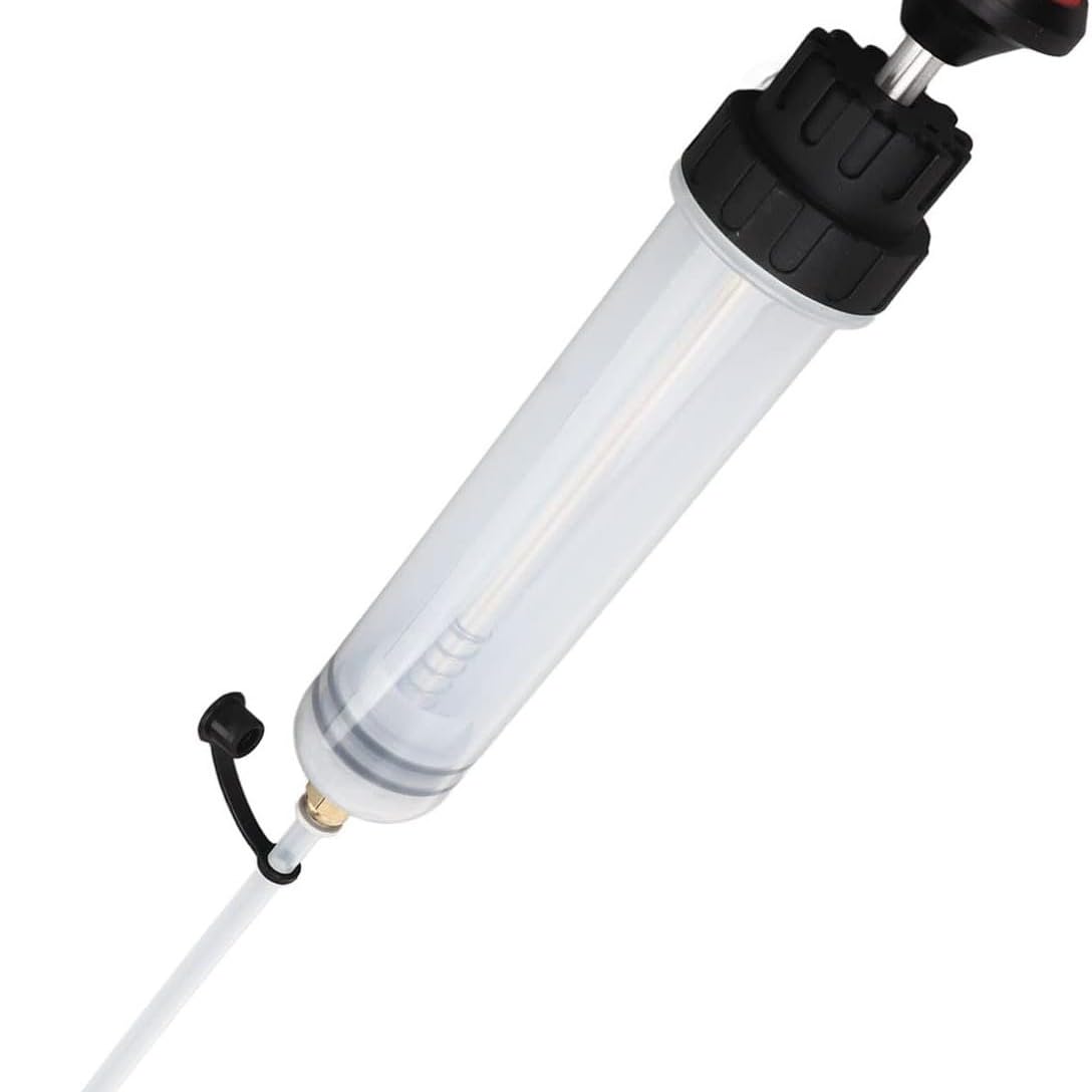 Automotive Fluid Extractor Pump, 200 cc Oil Extractor Pump with Hose, Sealed Upgraded Oil Change Pump, Lightweight Oil Suction Pump for Changing Transmission, Power Steering, and Brake Fluid