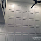 Ekena Millwork PNL20X28AS-01-CASE-4 Ashford Molded Classic Wainscot Wall Panel, 20-in. W x 28-in. H, Factory Primed White, 4 Count