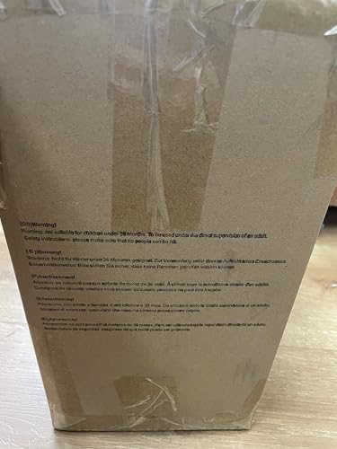 JacJoe オールプロジャイアントタンブルタワーゲーム、子供と大人のための屋外ゲーム、木製ブロックタワーヤードゲーム（大-1.87FT）