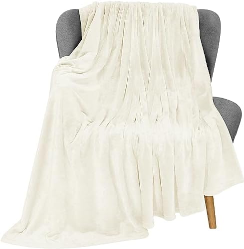 Utopia Bedding Polar Battaniye Kraliçe Boyutu Gri 300GSM Lüks Yatak Battaniyesi Statik Önleyici Yumuşak Fuzzy Battaniye Mikrofiber (90x90 İnç)