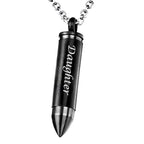 Celtic Cross Bullet Urn Necklaces for Ashes Cremation Jewelry Keepsake Memorial Pendant