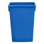 3-Stream (69 Gallon) Slim Rectangular Recycle Station with Lid (Drop Shot, Bottle), Mixed Recycling Station Kit, Commercial Trash Cans, Garbage Cans with Lid