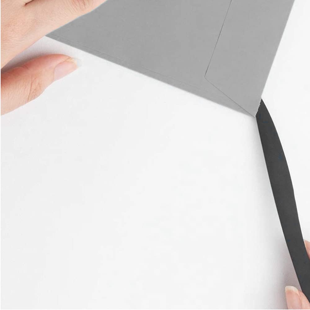 ALLEX Letter Opener Black Red 6.7" Sword Envelope Opener Knife, Japanese Stainless Steel Blade [Non-Stick Fluorine Coating], Mail Opener Paper Knife Tool All Metal, Made in Japan