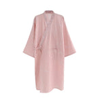 SIQITECHNO Men Kimono Robe Cotton Yukata Spa Sauna Bathrobe Sleepwear Japanese Kimono for Women Loungewear Nightgown Dressing