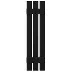 Ekena Millwork LS3C12X03200BL Lifetime Vinyl, TailorMade Three Spaced, Board-n-Batten, w Loks Shutters (Per Pair), 32-in. H, Black