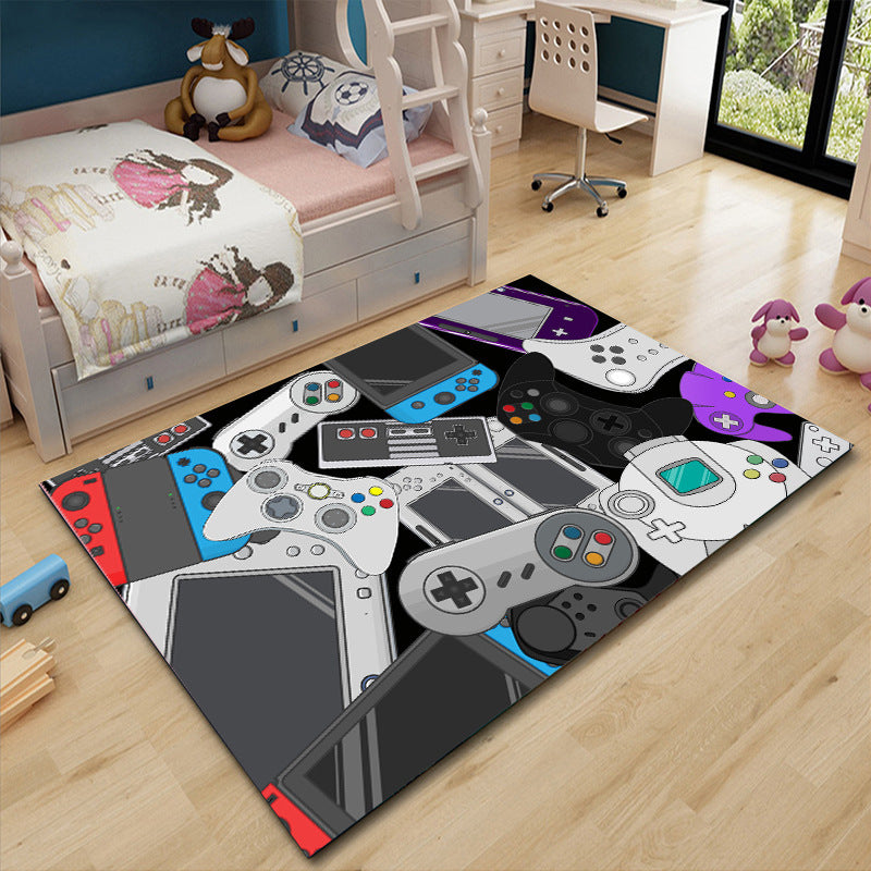Game Console Living Room Floor Mat Bedroom Cartoon Carpet