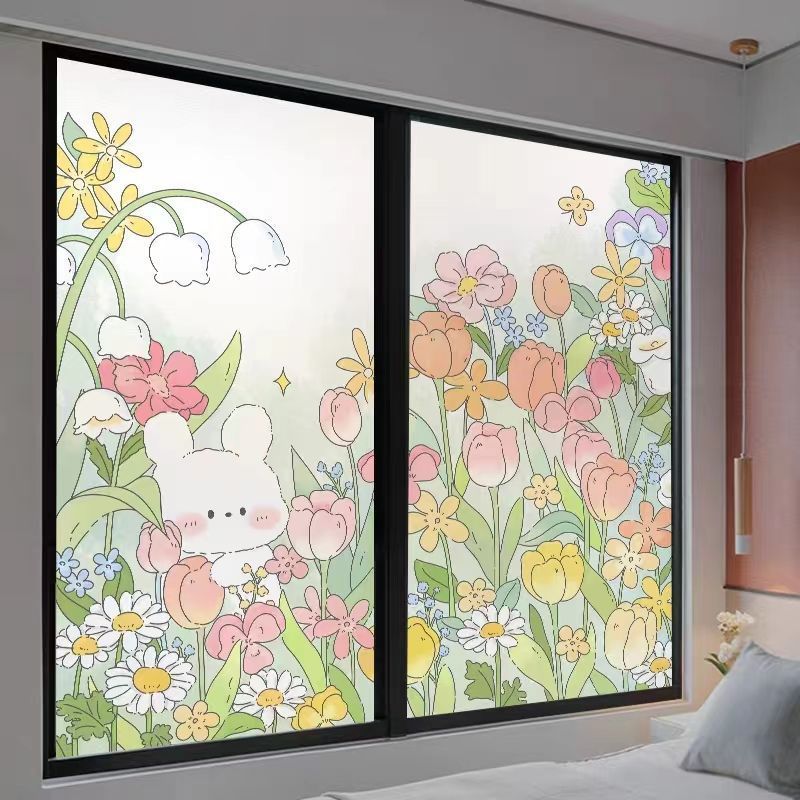 Autocollant en verre dépoli pour fenêtre de cuisine, salle de bain, opaque transparent, intimité statique