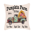 New Autumn Halloween Pumpkin Pillow Car Sofa Cushion Cover