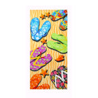 Drop Shipping Flamingo Ice Cream Printed Large Men Women Summer Beach Towels Microfiber Bath Towel Camping Yoga Towels Bathroom