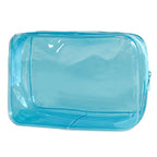 In Stock Solid Color Transparent Cosmetic Bag Large Capacity Convenient And Simple Storage Bag