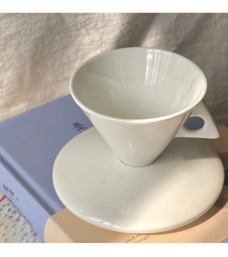 Pure White Creative Simple Ceramic Bone China