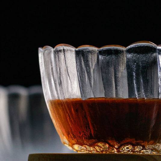Verre à whisky en verre simple et créatif pour la maison
