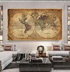 Canvas Earth Painting Living Room Poster Decoration