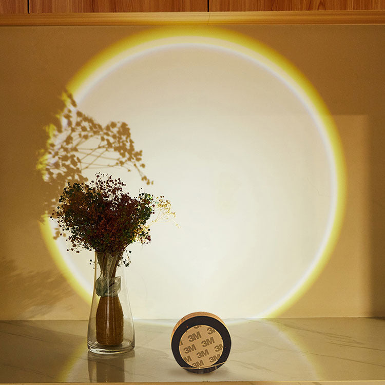 Led Lights Wireless Closet Kitchen Lights Under Furniture Battery Powered Sunset Nightlight Wall Lamp Bedroom Decoration Cabinet - Grand Goldman