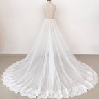 Bride's Skirt With Mesh Lace Lace
