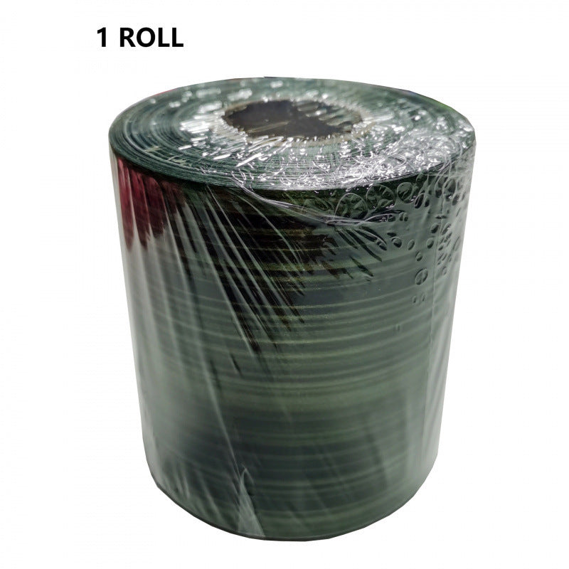 Bark Decorative Titanium Leaf Double Sided Satin Ribbon