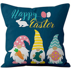 Living Room Sofa Bed Easter Linen Throw Pillowcase