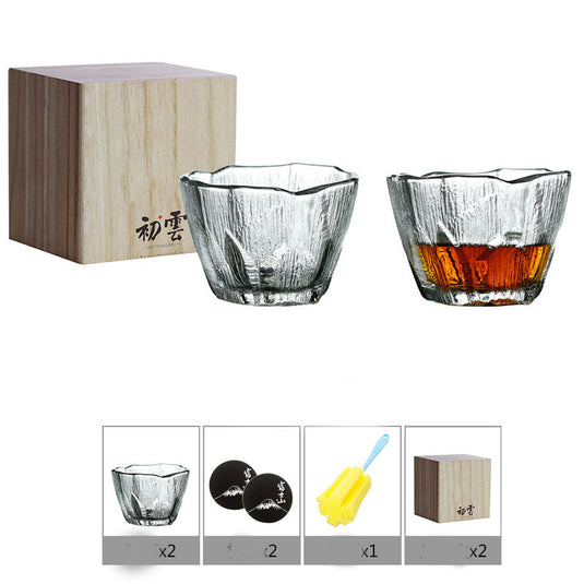 Household Simple Crystal Glass Whiskey Glass