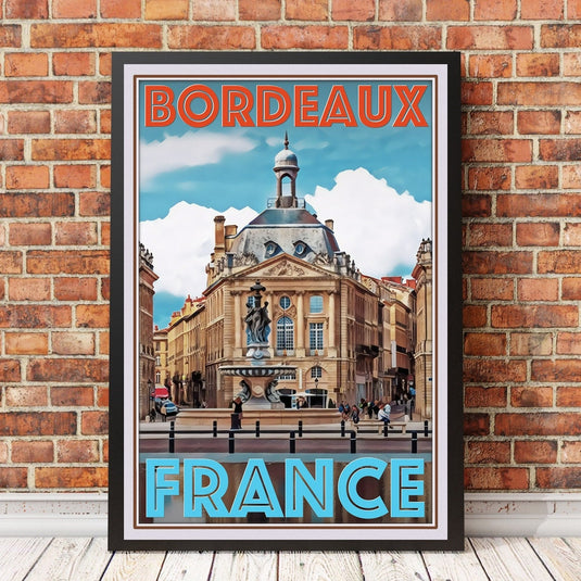 Retro Style Travel Poster Or Canvas Painting