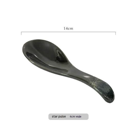 Japanese Ceramic Tableware Small Spoon Home Soup