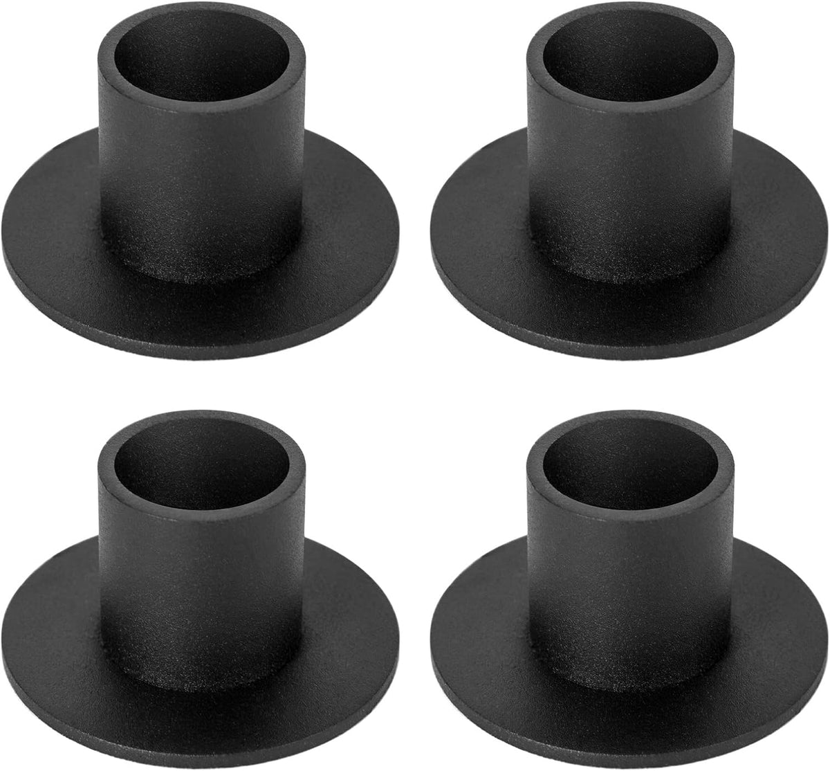 4 Pcs Black Candle Holders Retro Candlestick Holder Farmhouse Decor for Home Wedding Party Anniversary Housewarming Gifts for Women Men - Grand Goldman