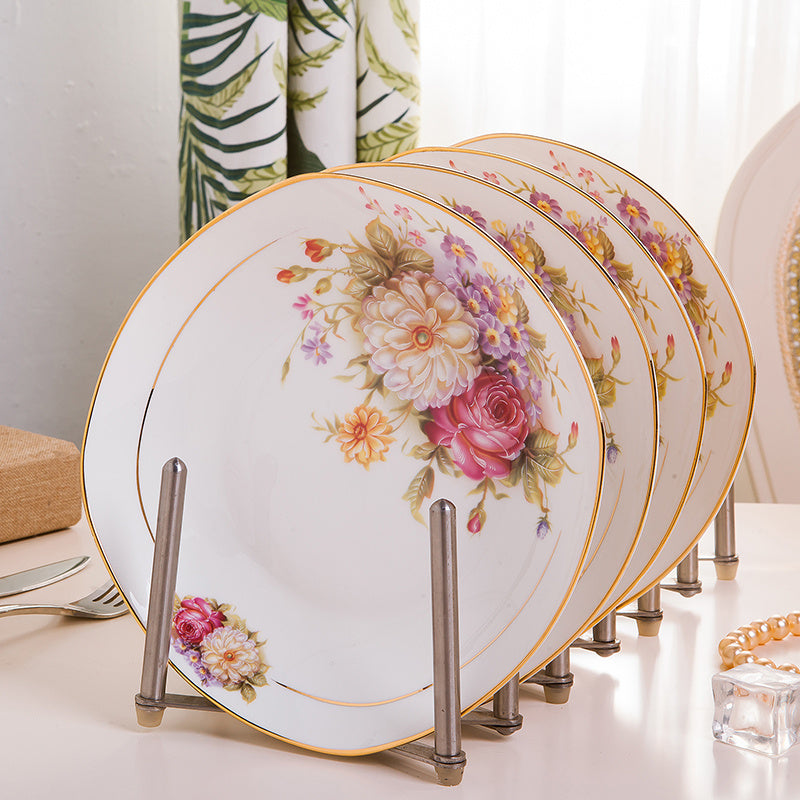 Bone China Phnom Penh Home Dishes Nordic Net Red Tableware