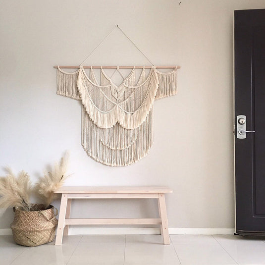 Hanging Cotton Rope Woven Tapestry