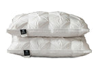 A Pair Of Feather Pillows And White Goose Single Neck Guards