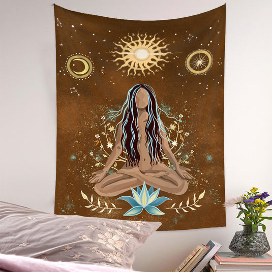 Bohemian Tapestry Room  Background Wall Decor