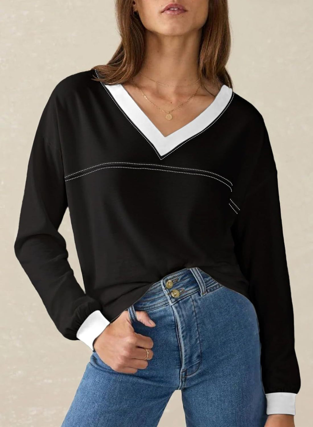 Thin Top Casual All-matching Women