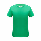 Ice Silk Small Checkered Sports Quick-drying Short-sleeved T-shirt