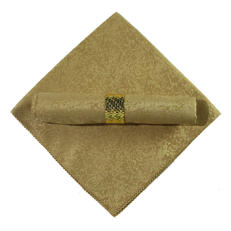 Square Folding Fabric Tablecloth Decorative Embroidery