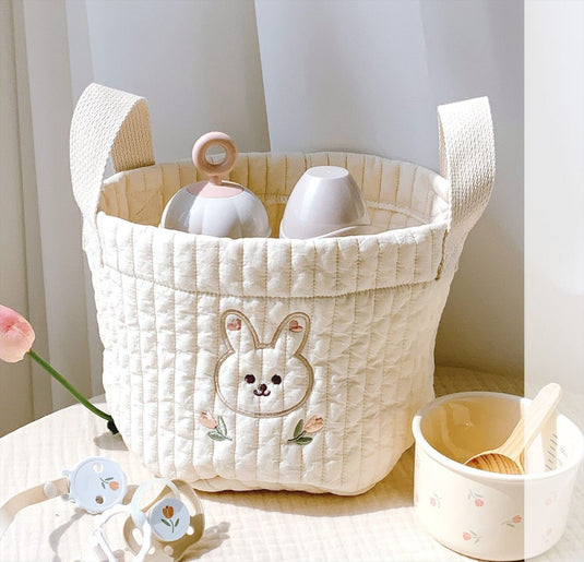 Children's Cotton Toy Organiser Storage Basket
