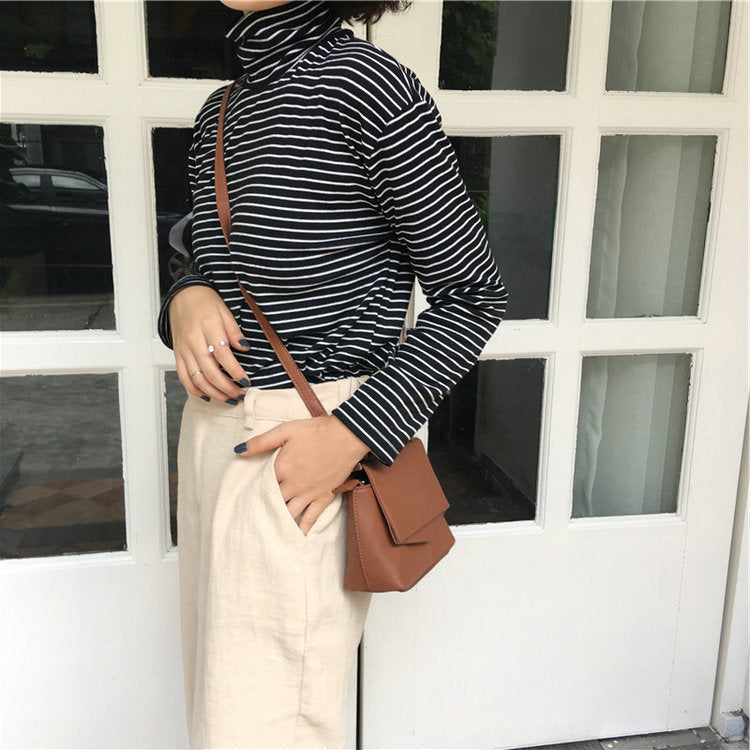 Women's Long-sleeved Hong Kong Style All-matching Top
