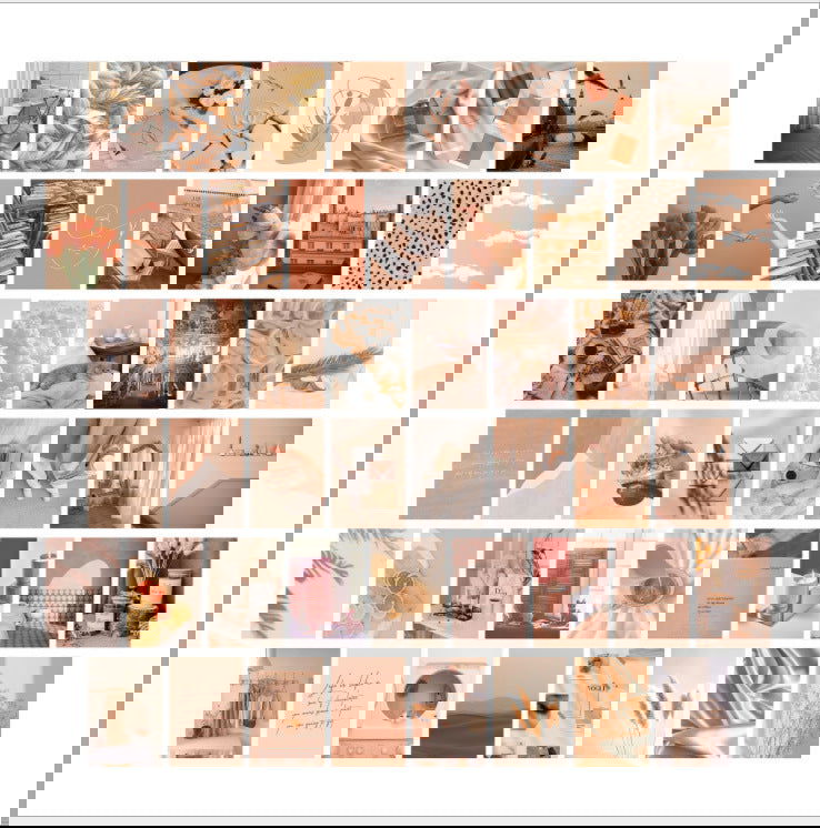 50 Poster Postcard Room Decor Paintings - Grand Goldman