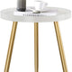 White Table Gold Legs