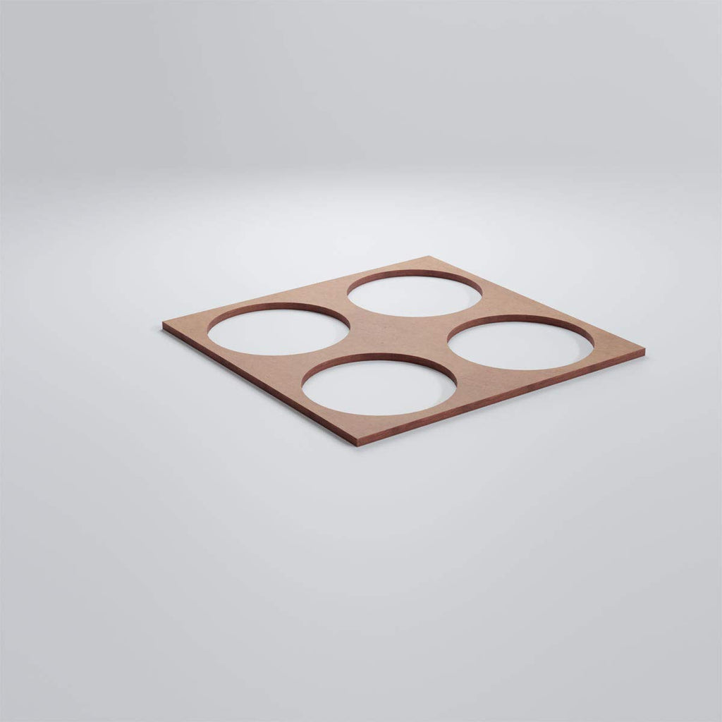 Ekena Millwork WALW16X16X0375WEMMF Wembley 3/8"T Decorative Fretwork Wall Panels, 15 3/8"W X 15 3/8"H, MDF