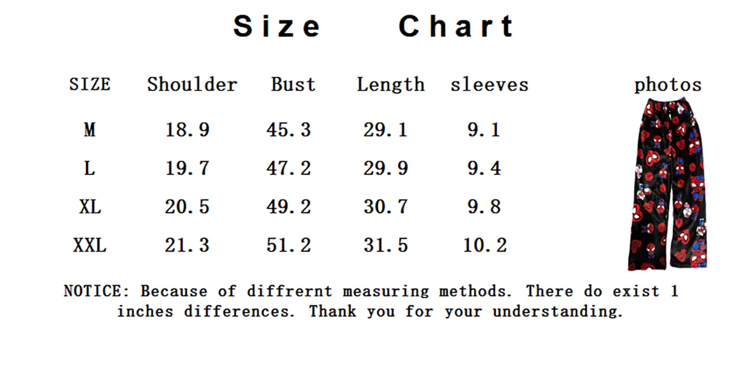 YSEKOR Anime Pajamas for Women Girls Cartoon Kawaii Cat All Over Print Fuzzy Flannel Pants Soft Cozy PJs
