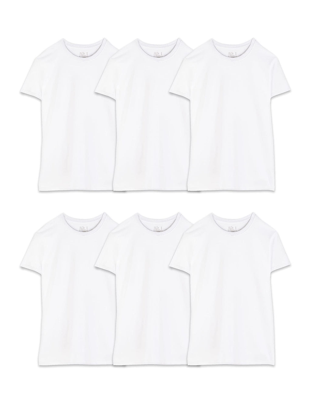Fruit of the Loom Men's Crew Tee Undershirts, Moisture Wicking & Tag Free, Also Available in Big & Tall