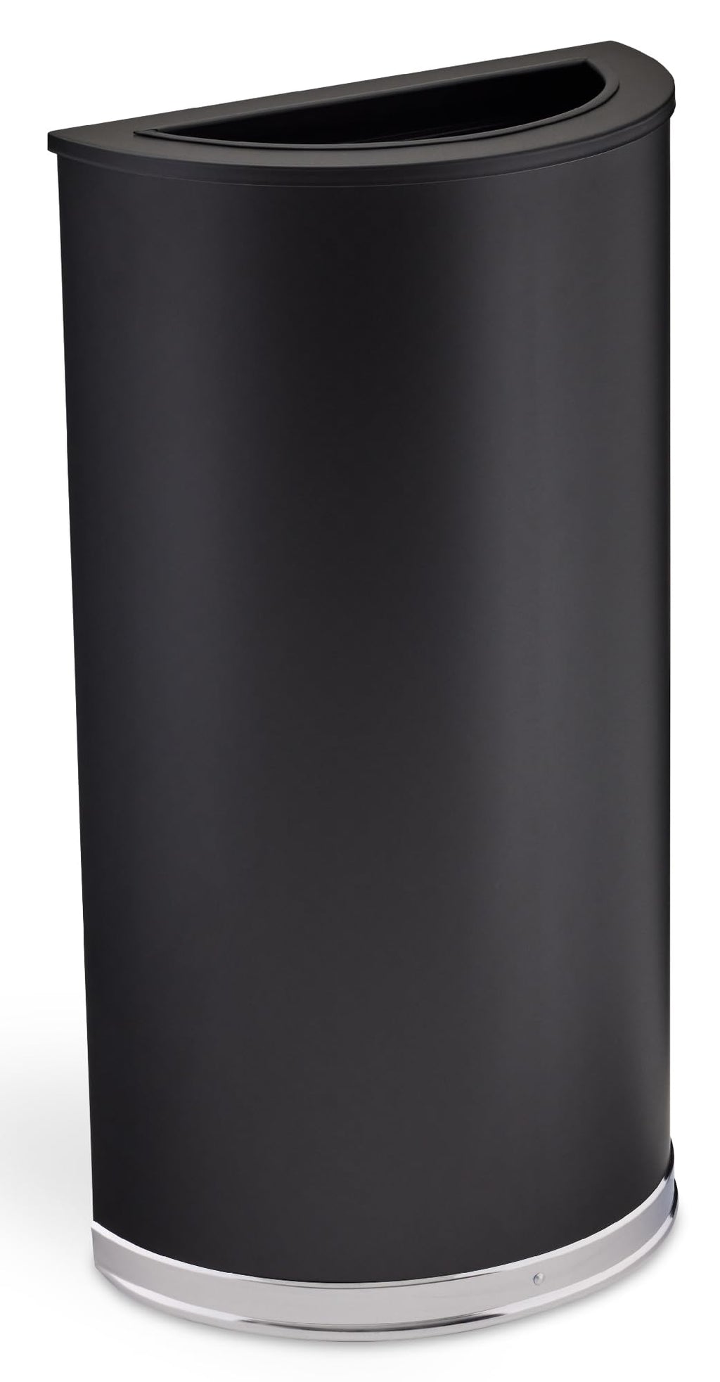 Safco Trash Can Recycle Bin Combo, 28 Gallon Each (2 Bin), At Your Disposal Recycling Center, Black/Grey