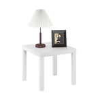 Furinno Classic Homey Square Parsons Side End Table, 1-Pack, Black