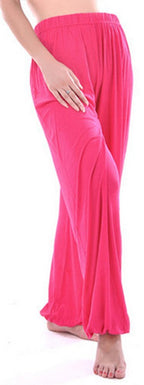 AvaCostume Men's Lightweight Loose Yoga Pants Elastic Waist Modal Yoga Harem Pants