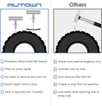 Tire Repair Kit - 68pcs Heavy Duty Tire Plug Kit, Universal Tire Repair Tools to Fix Punctures and Plug Flats Patch Kit for car Motorcycle, Truck, ARB，ATV, Tractor, RV, SUV, Trailer