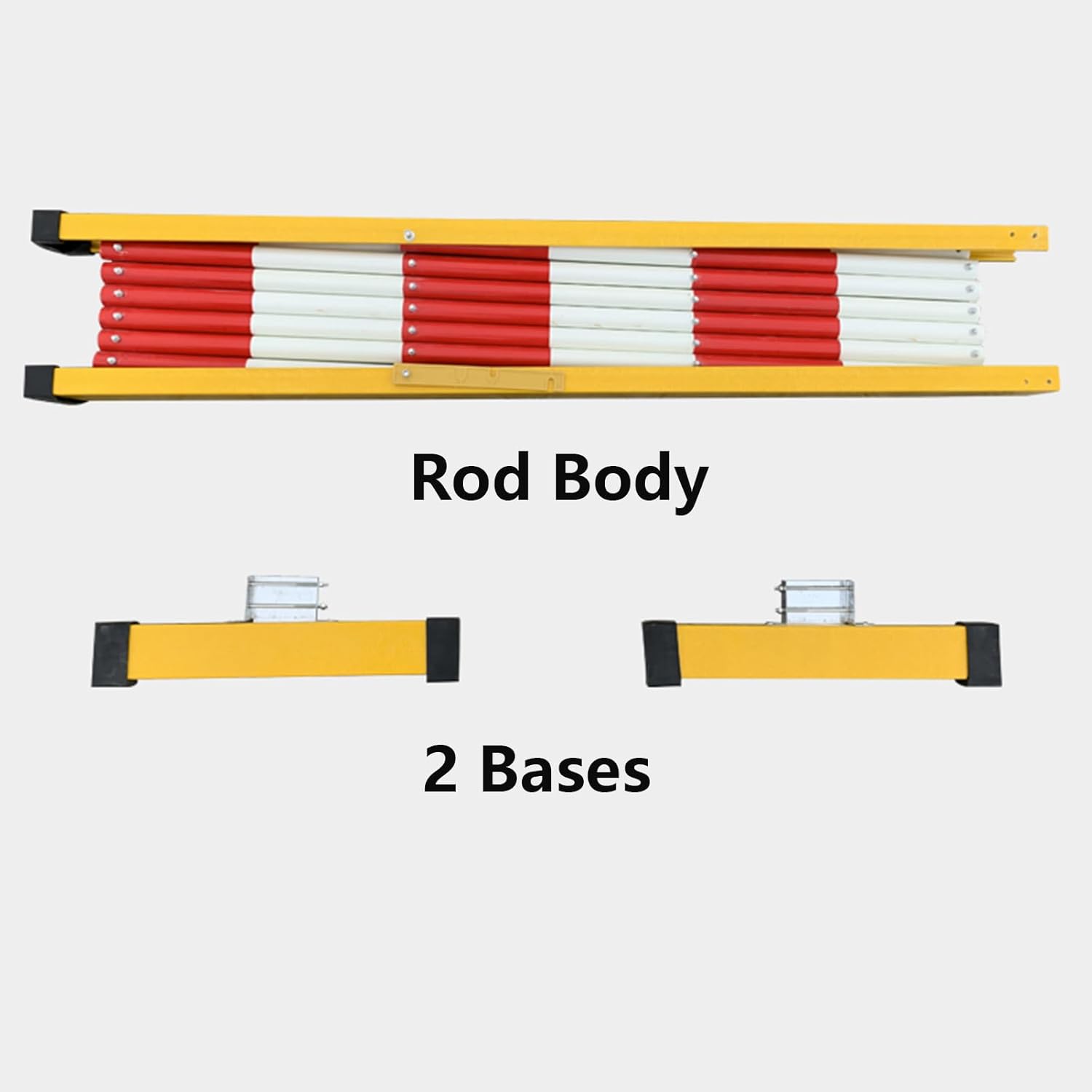 Expandable Security Gate - Mobile Parking Barrier High Driveway Fence | Retractable Traffic Barricade Folding Portable Scissor Gate for Outdoor Road Garage Construction