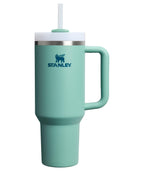 STANLEY Quencher H2.0 Tumbler with Handle and Straw 14 oz | Flowstate 3-Position Lid | Cup Holder Compatible for Travel | Insulated Stainless Steel Cup | BPA-Free | Azure
