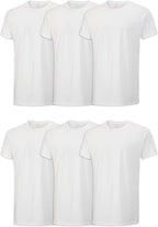 Fruit of the Loom Men's Crew Tee Undershirts, Moisture Wicking & Tag Free, Also Available in Big & Tall